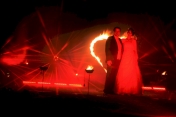 Die Show aus Feuer und Licht für Ihre Hochzeit