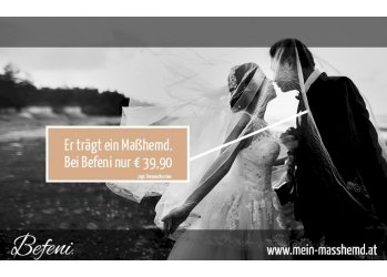 Maßhemden zum Preis von EUR 39,90 zzgl. Versand